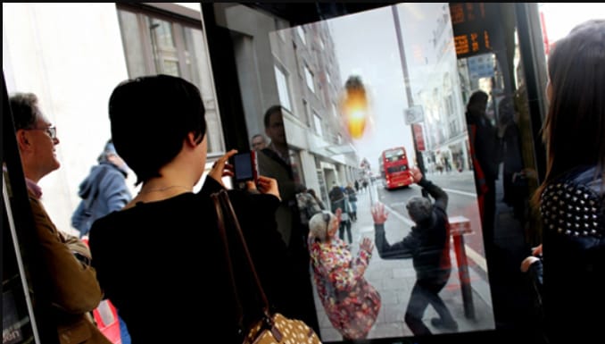 Augmented Reality Applications Pepsi MAX AR Bus Shelter