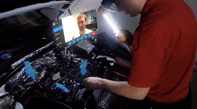 Augmented Reality Applications Porsche Remote Expert Assistance
