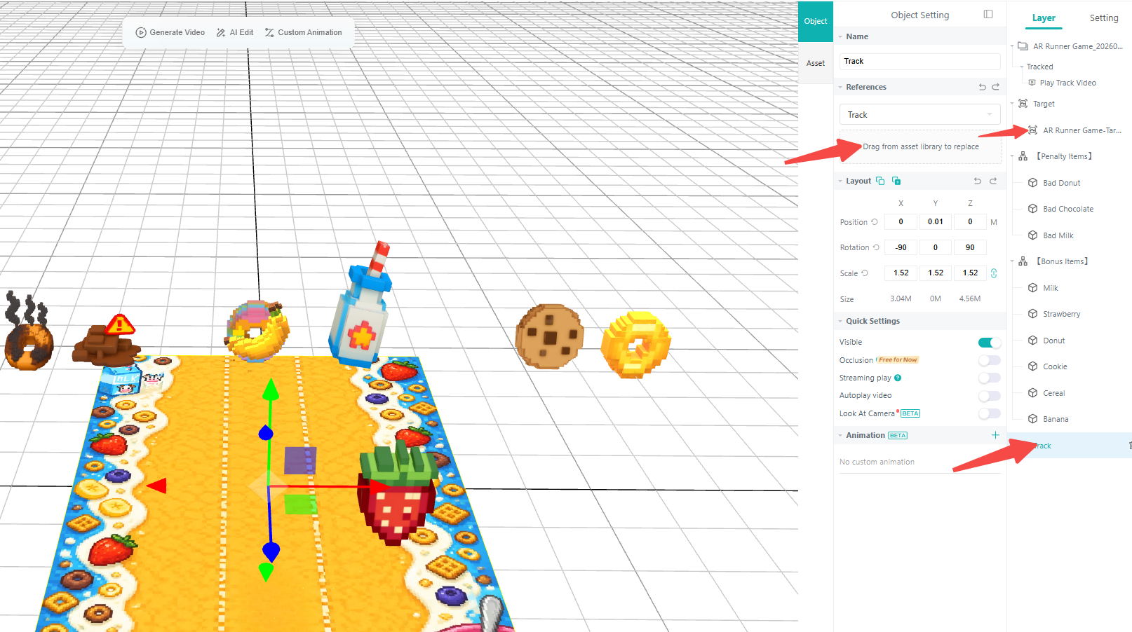 How to Make an AR Game Kivicube Replace Target Image