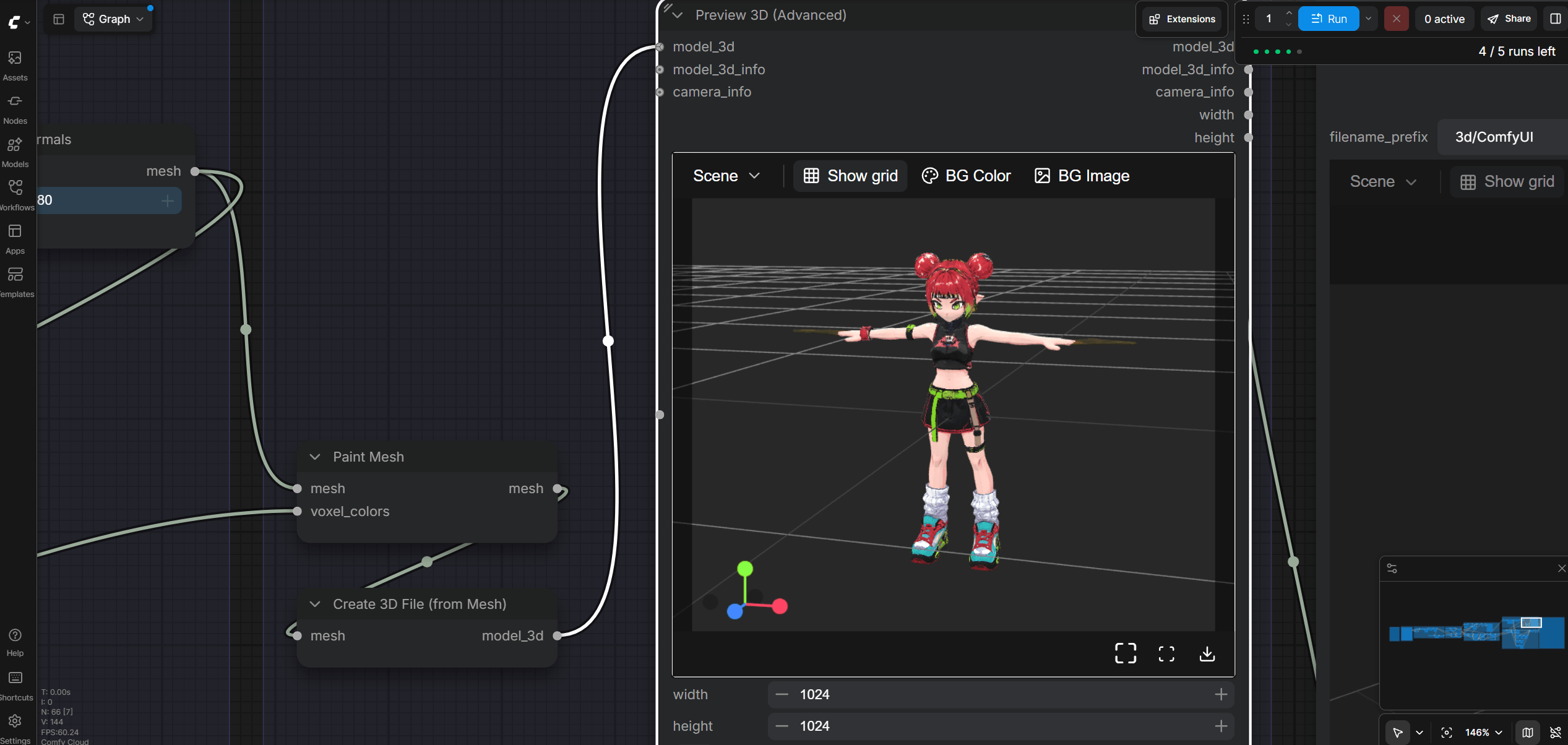 3D Model Generated by Comfy