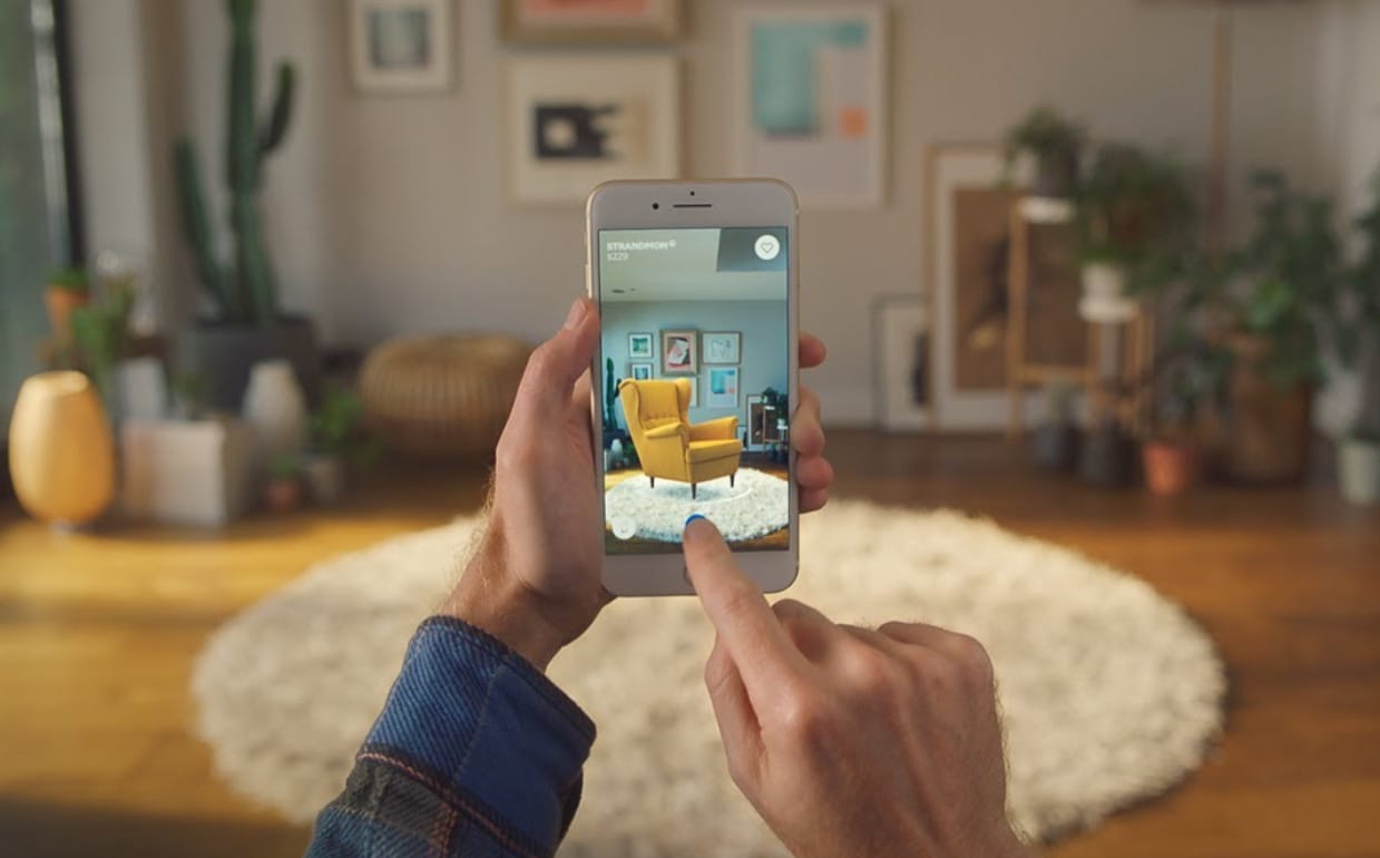 Augmented Reality Advertising Example IKEA Place