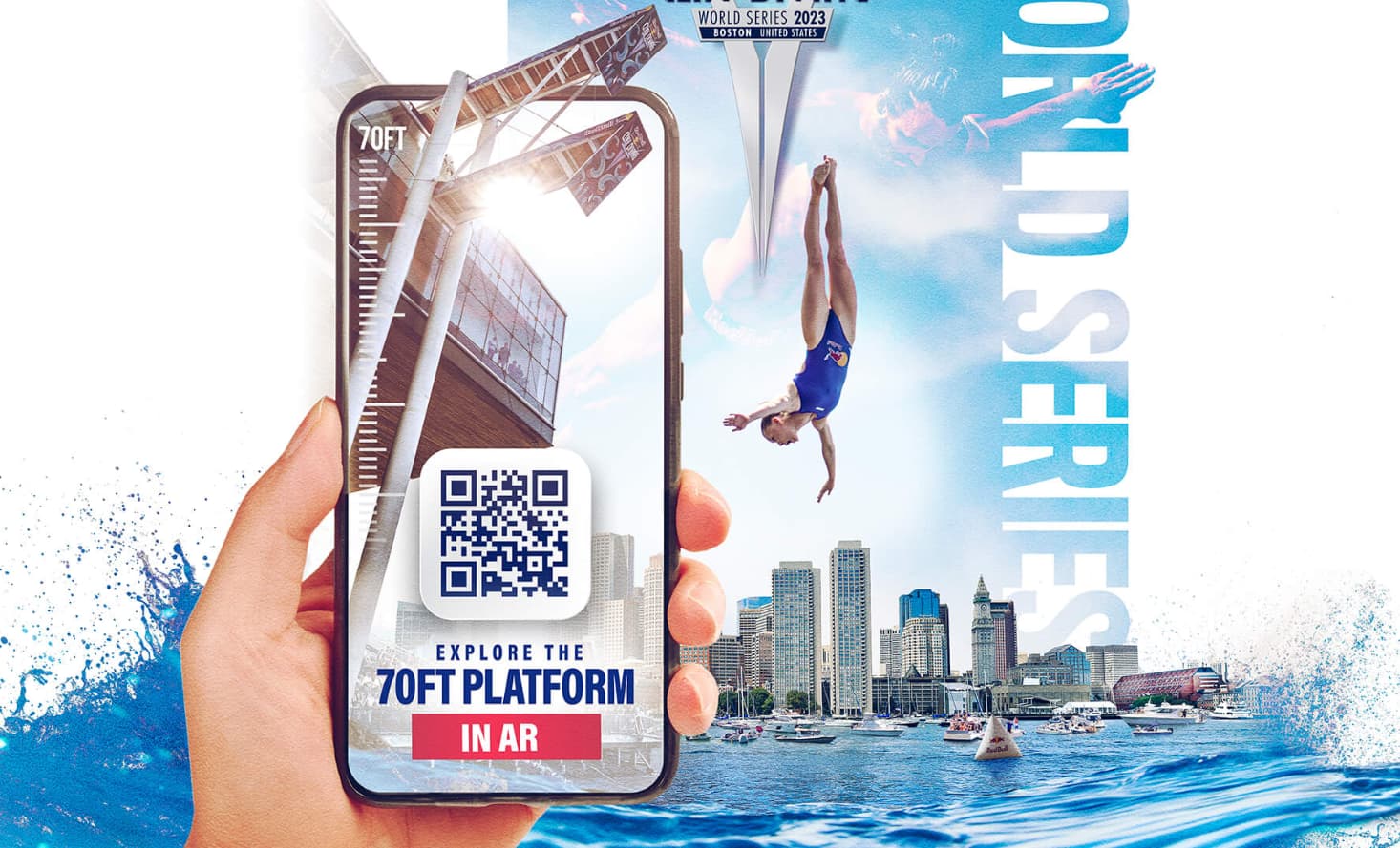 Augmented Reality Advertising Example Red Bull Cliff Diving