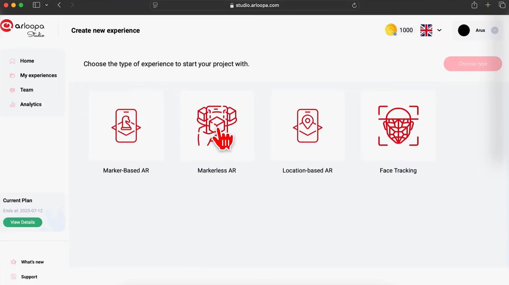 Augmented Reality Builder ARLOOPA