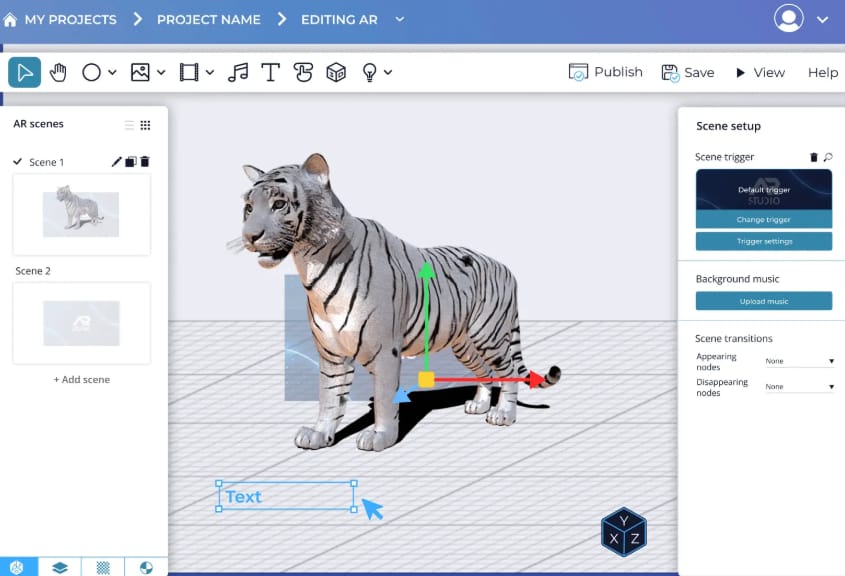 Augmented Reality Builder WebAR Studio