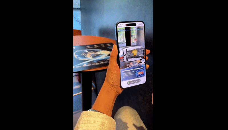 Augmented Reality in Manufacturing Kivicube Jet Engine