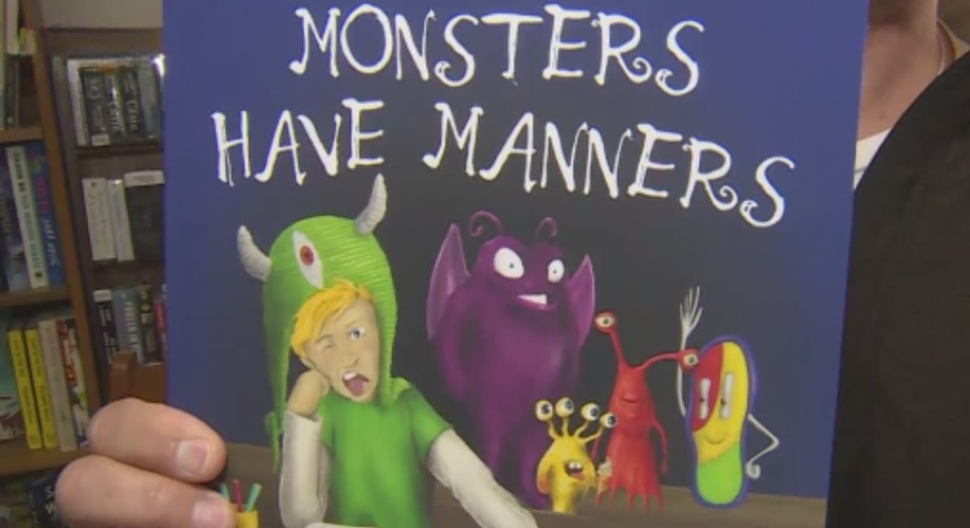 Augmented Reality Storybook Monsters Have Manners