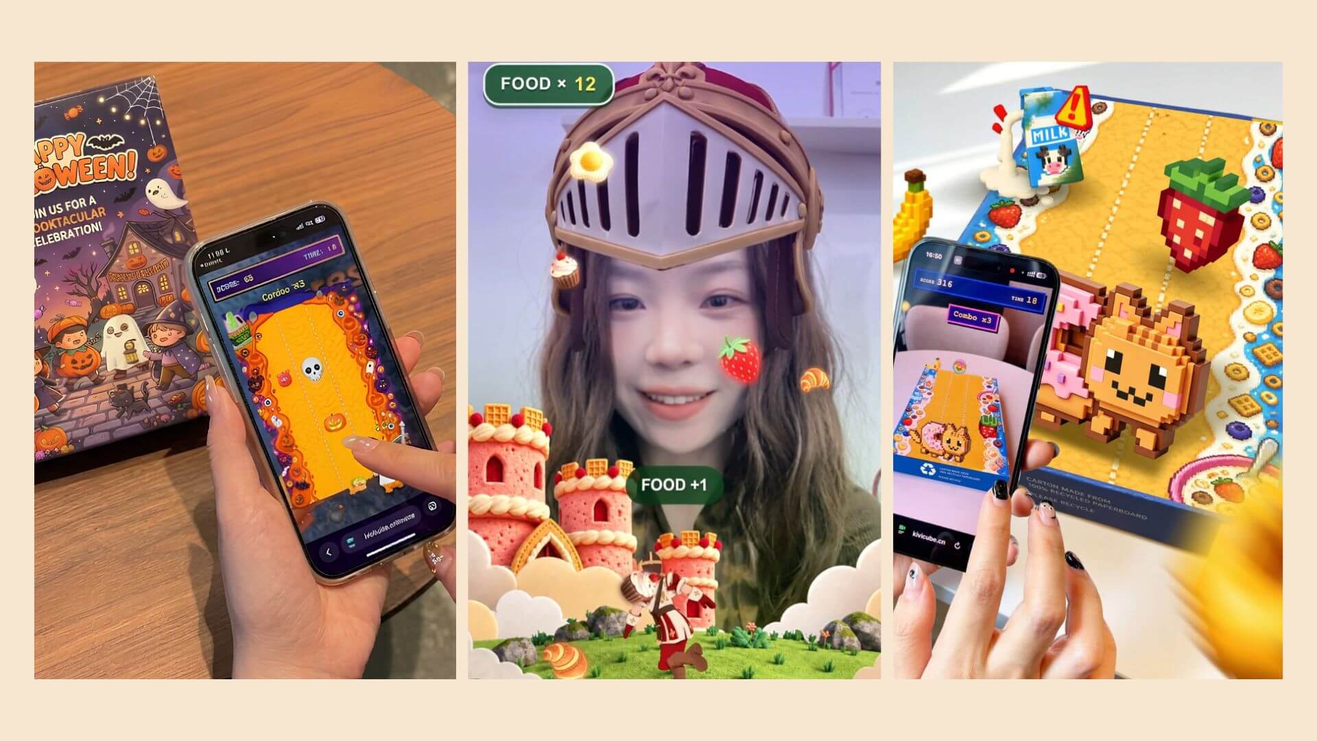 Game Created by Kivicube WebAR Studio