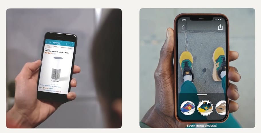 AR for Business Example Amazon