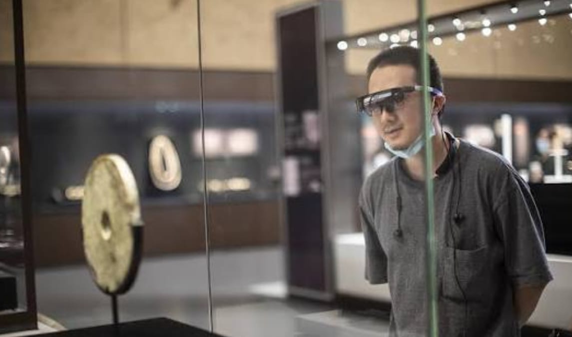 AR for Business Example Liangzhu Museum
