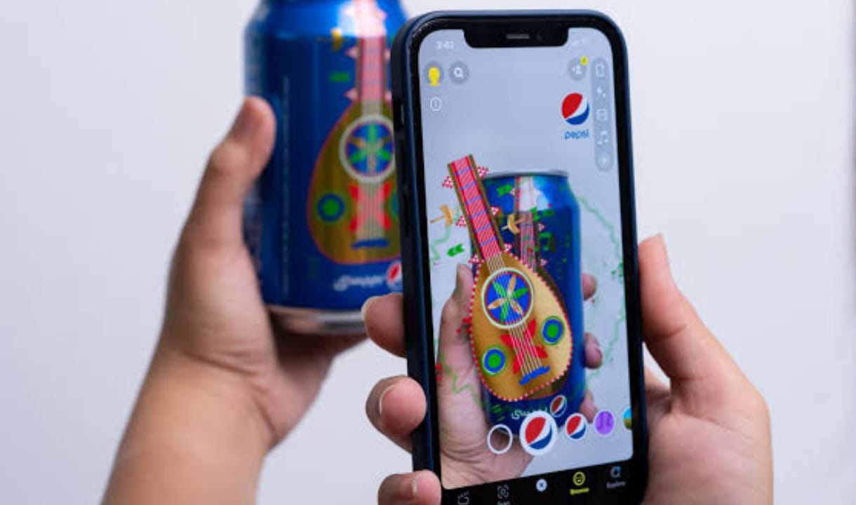 AR for Business Example Pepsi