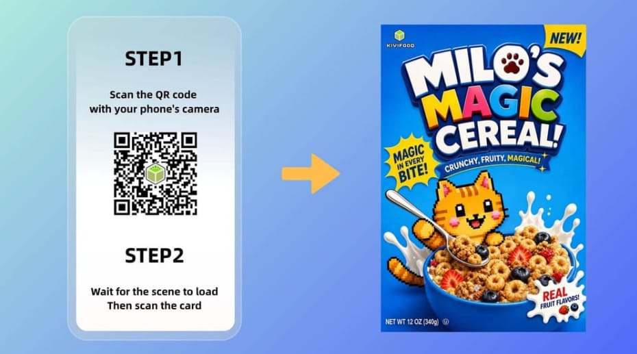 AR for Business Kivicube Try With QR Code