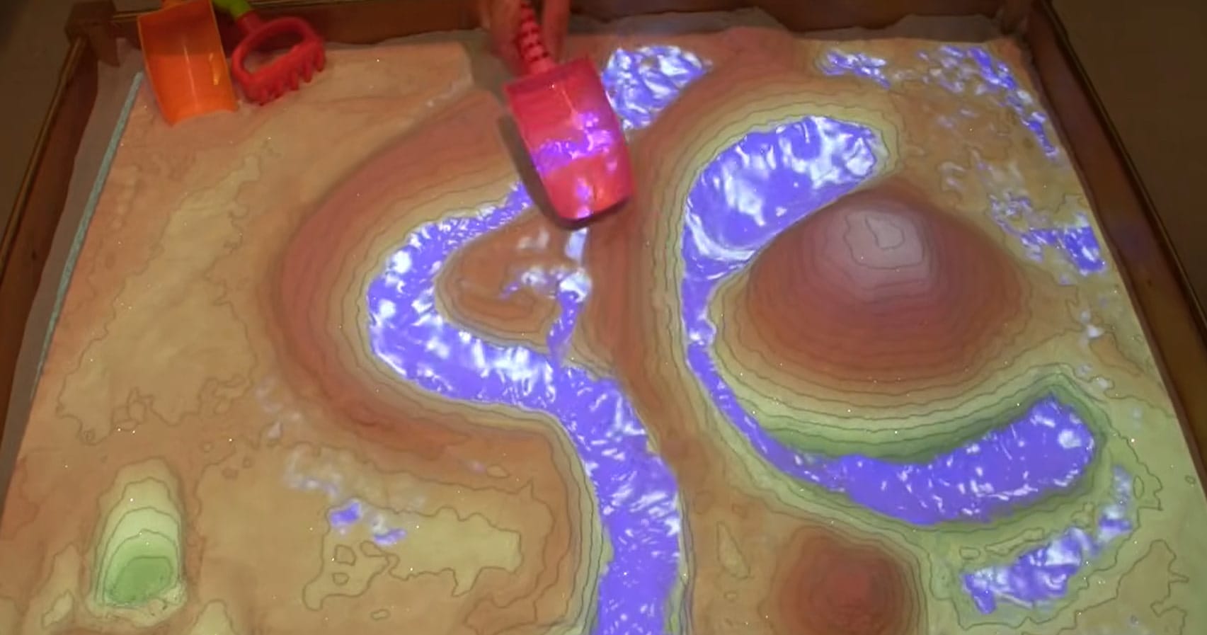 Augmented Reality Geography Example Davis Augmented Reality Sandbox