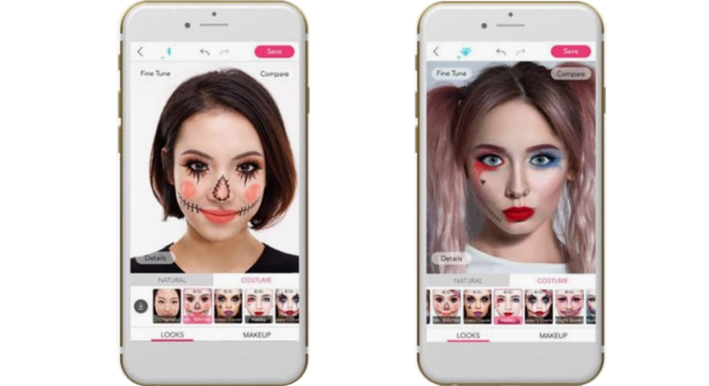 Augmented Reality Halloween Ardell Youcam Makeup