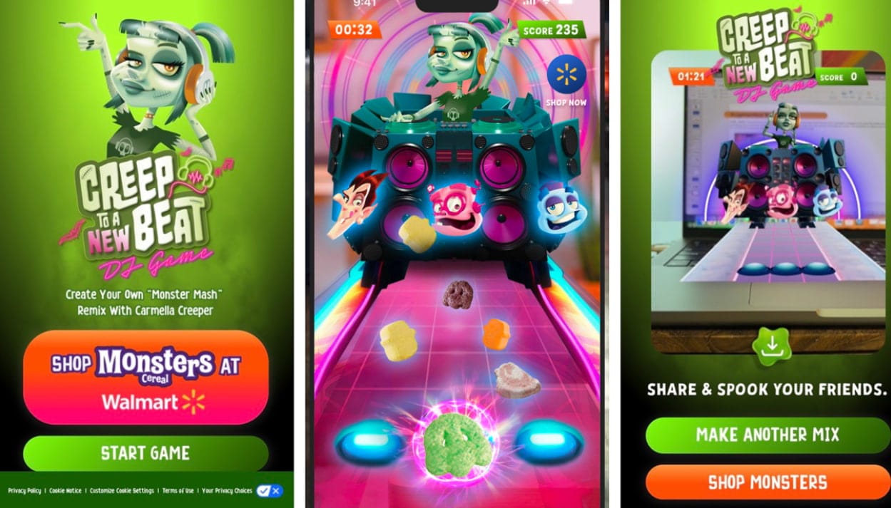 Augmented Reality Halloween Examples General Mills Game