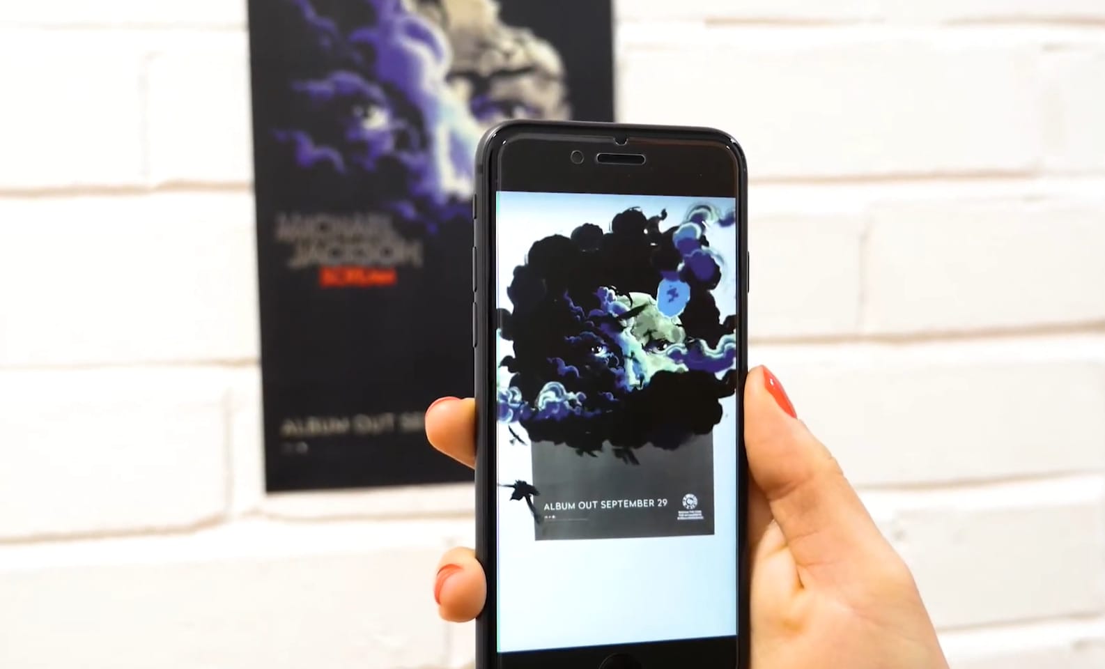 Augmented Reality Halloween Examples Michael Jackson Scream Poster