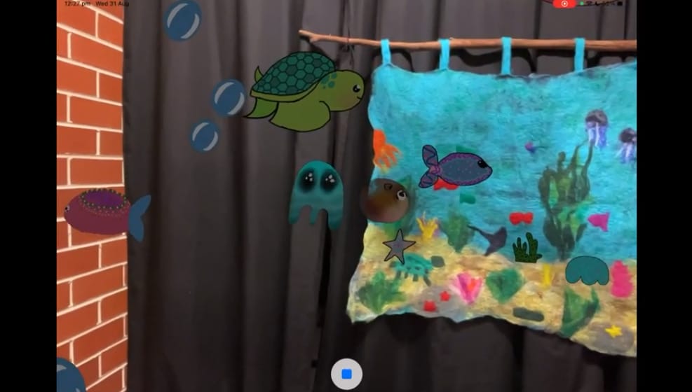 Augmented Reality in the Classroom Example Apple Education Showcase