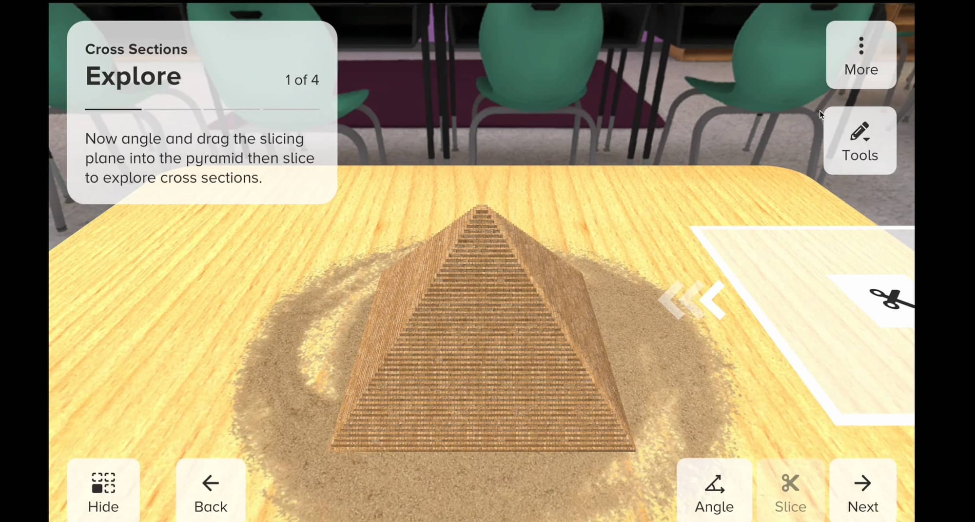 Augmented Reality in the Classroom Example AR Math