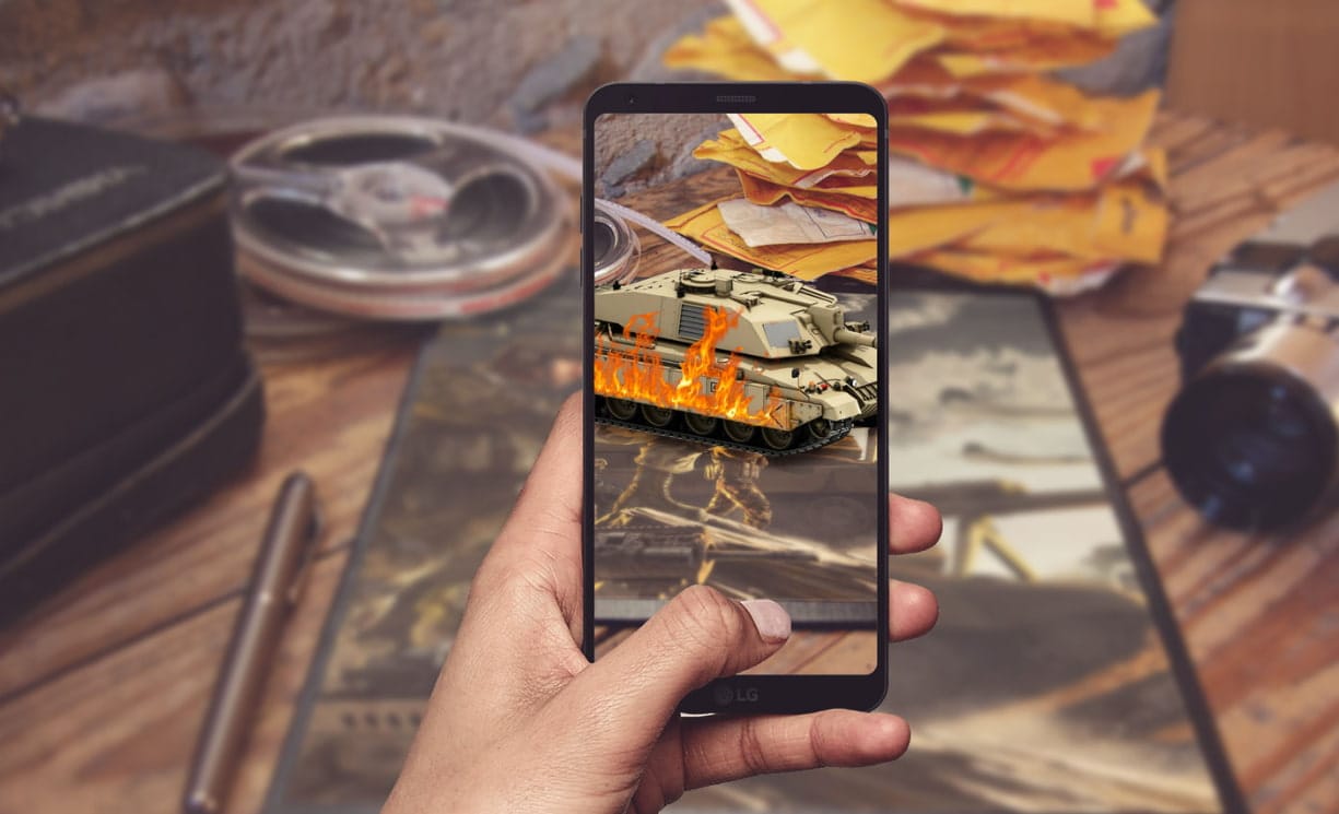 Augmented Reality in the Classroom Example Portray Mock Battle of Manila