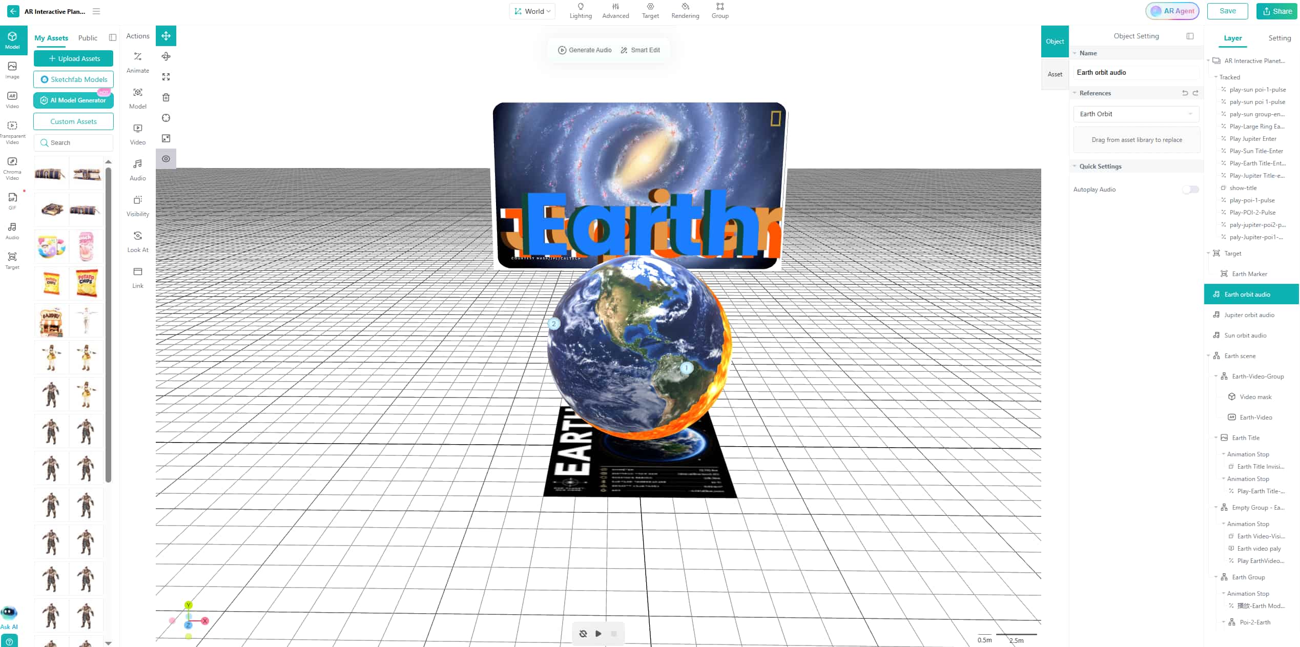 Augmented Reality in the Classroom Tool Kivicube