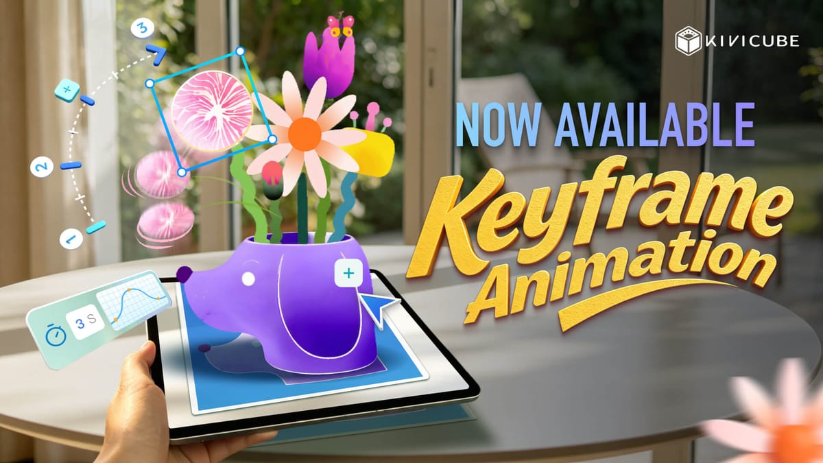 Freely Animate Model/Image/Video with Kivicube Keyframe Animation Update