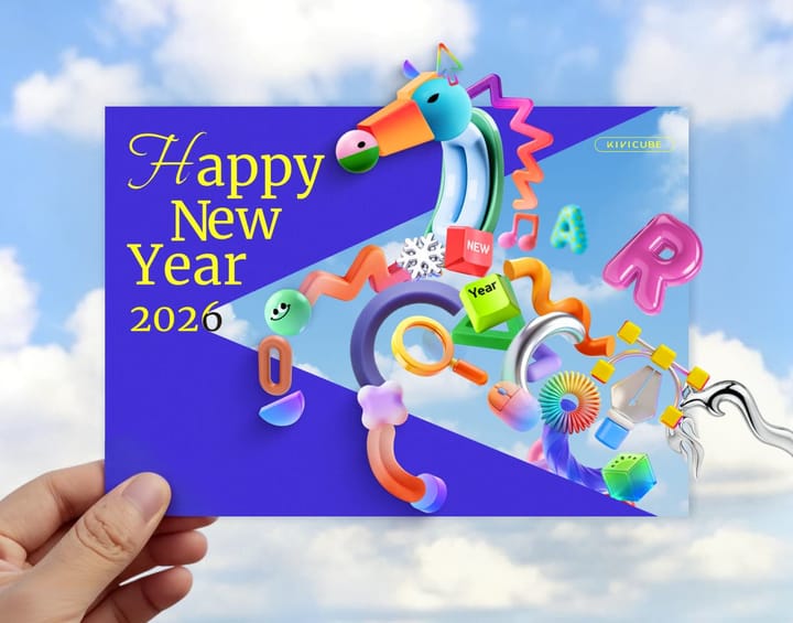  Augmented Reality Artwork: The horse of the year AR card