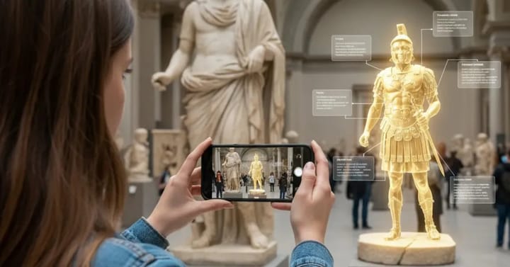 Augmented Reality for Tourism Example